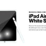 iPad Air White Spot