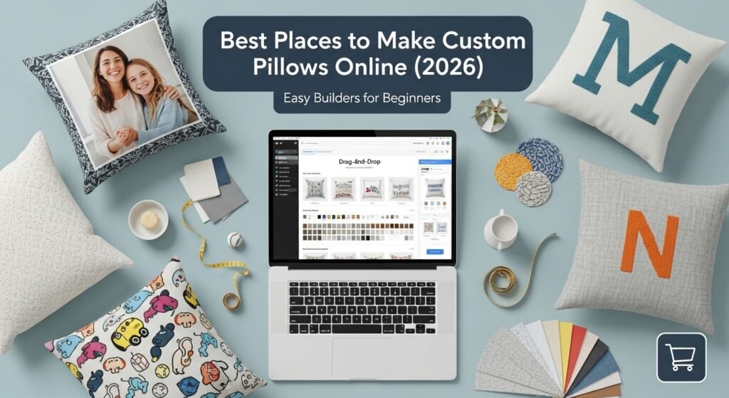 Best Places to Make Custom Pillows Online (2026): Easy Builders for Beginners