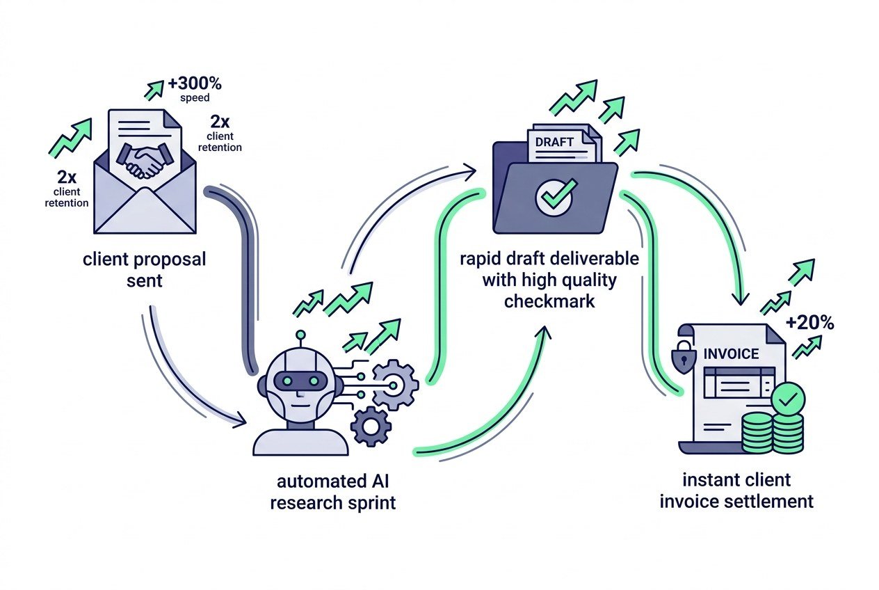 freelancer ai workflow scaling speed by 300 percent and doubling client retention